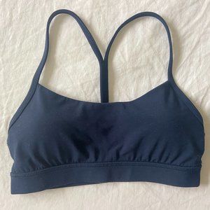 Lululemon Flow Y Nulu Bra Size 4 in True Navy